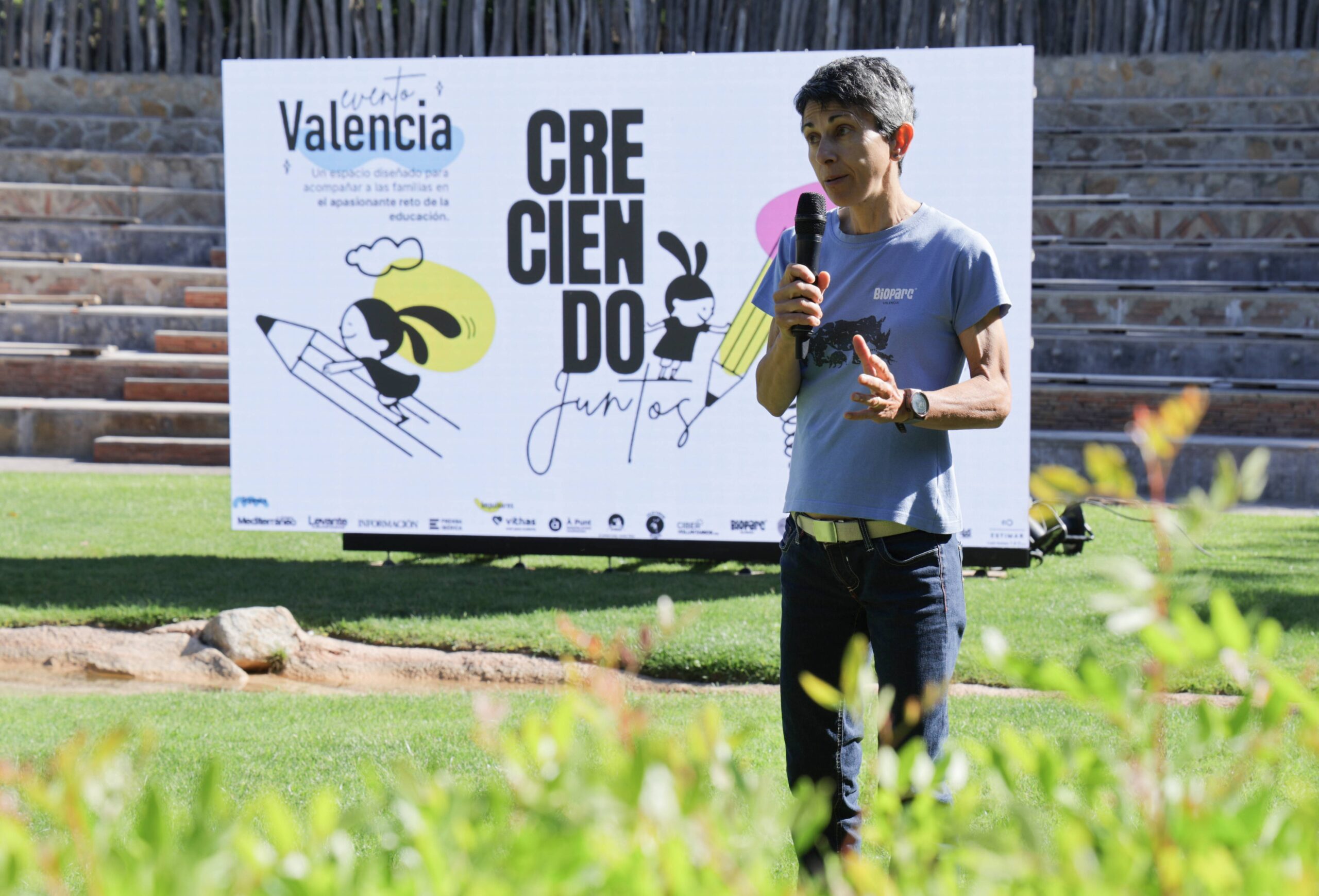 Pepa Crespo, dircom de Bioparc Valencia en la jornada «Creciendo juntos». | Fernando Bustamante